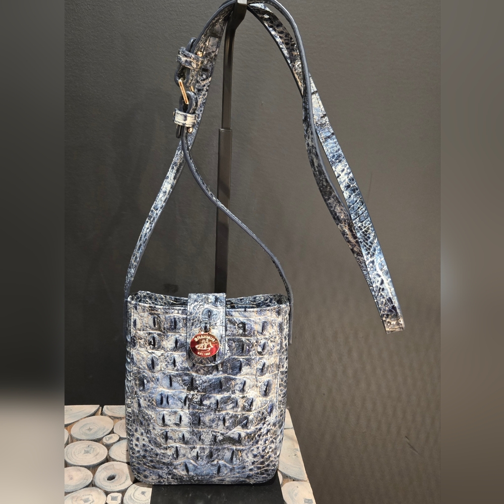 Brahmin Marley Crossbody in Glacier EUC